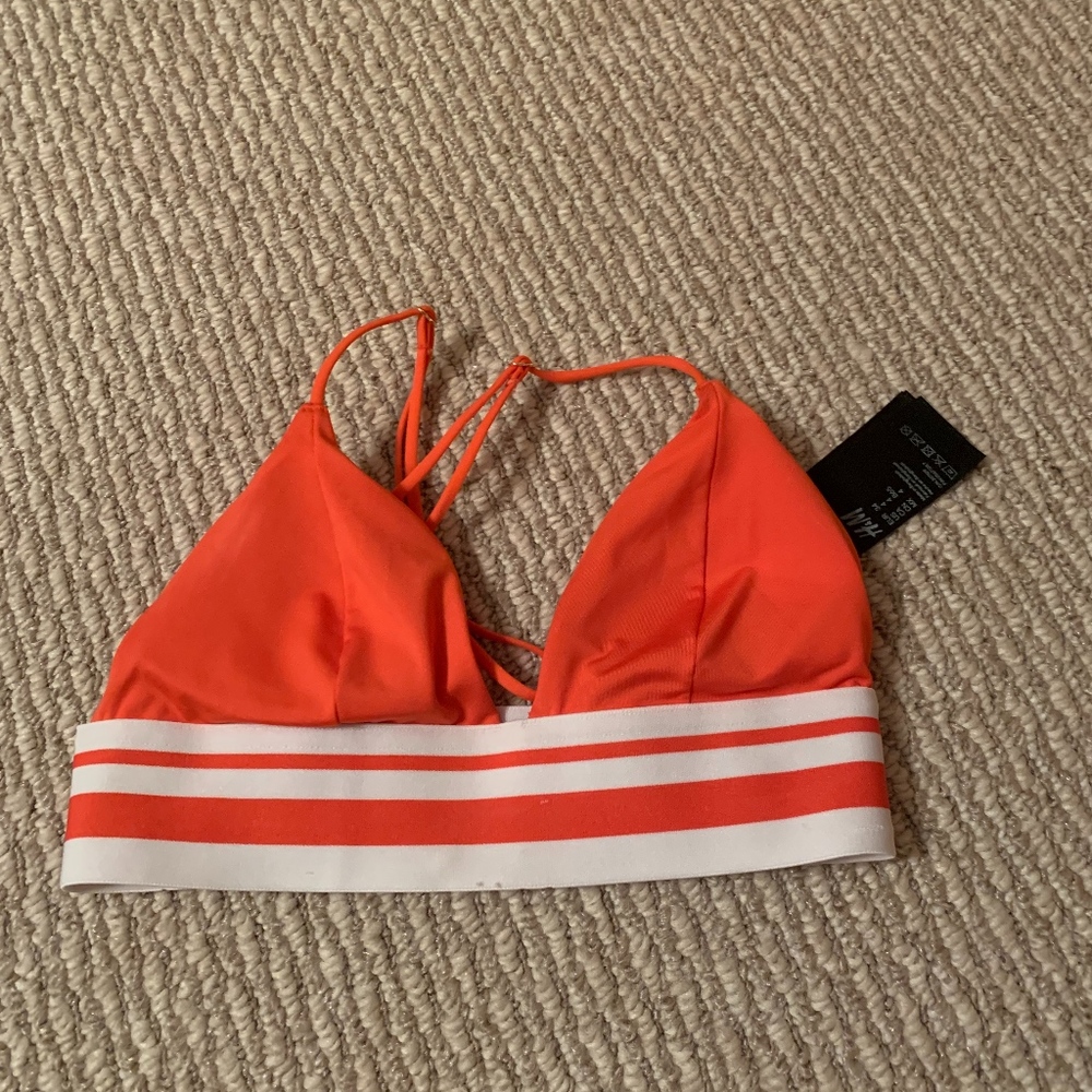 Bright Orange Bikini Top!